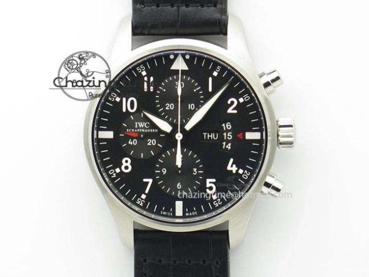 MIROTIME 0217 Portofino Automatic SS FKF 1:1 Best Edition White Dial SS Markers on Black Leather Strap A QuickDry 7138